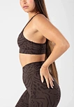 cross back sports bra